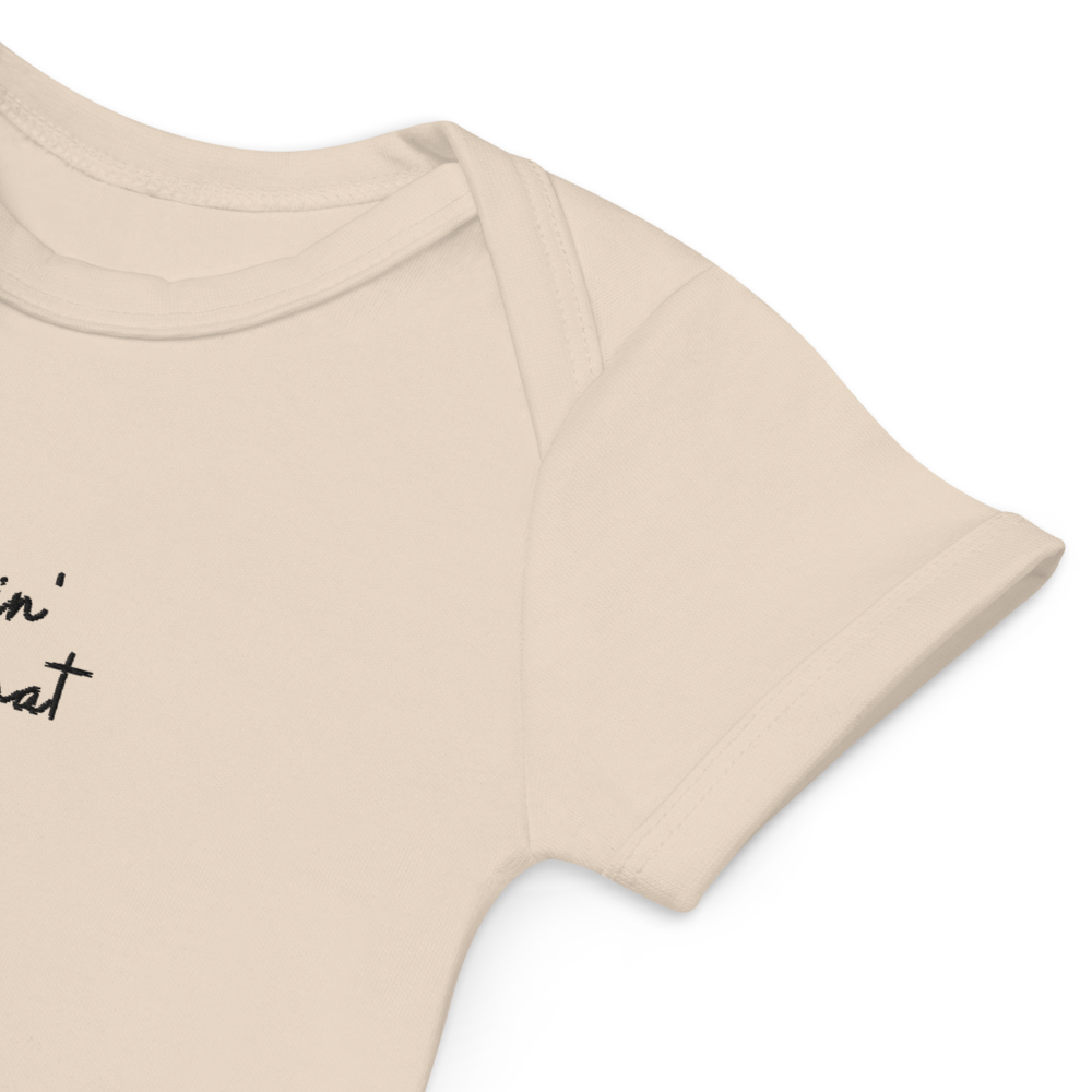 Organic cotton baby bodysuit