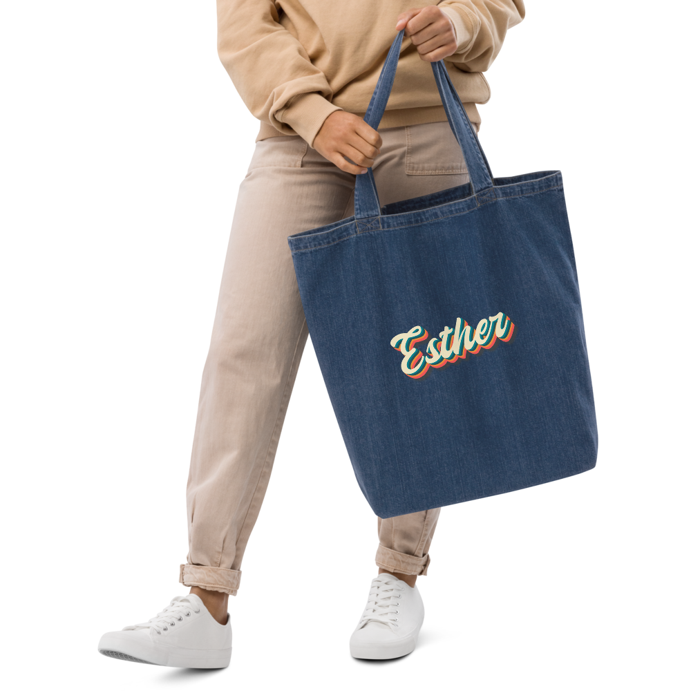 Esther Organic Denim Tote Bag