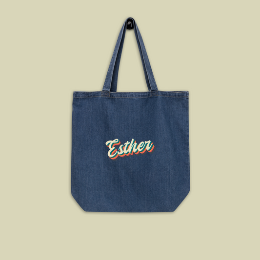 Esther Organic Denim Tote Bag