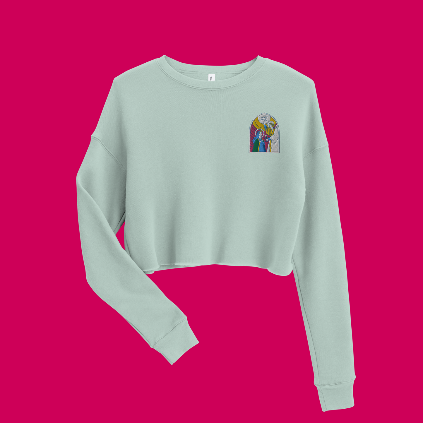 Stained Glass Crop Sweatshirt