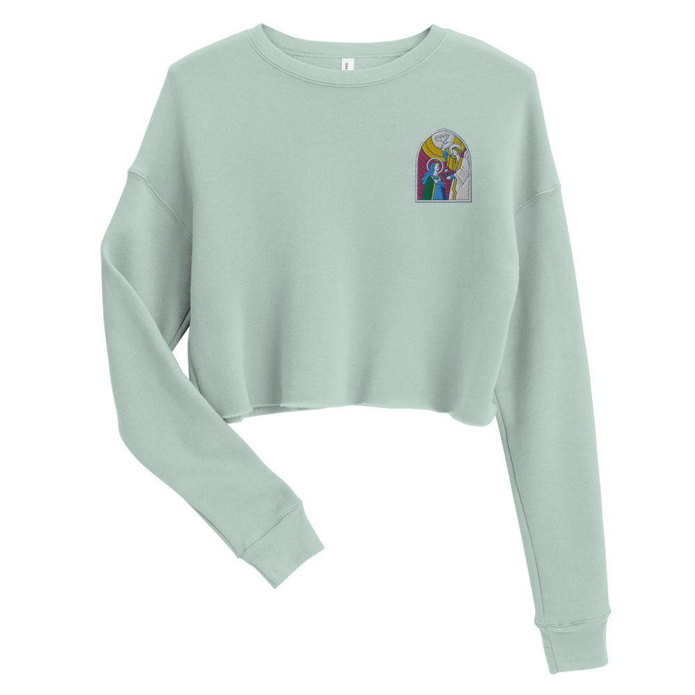 Stained Glass Crop Sweatshirt