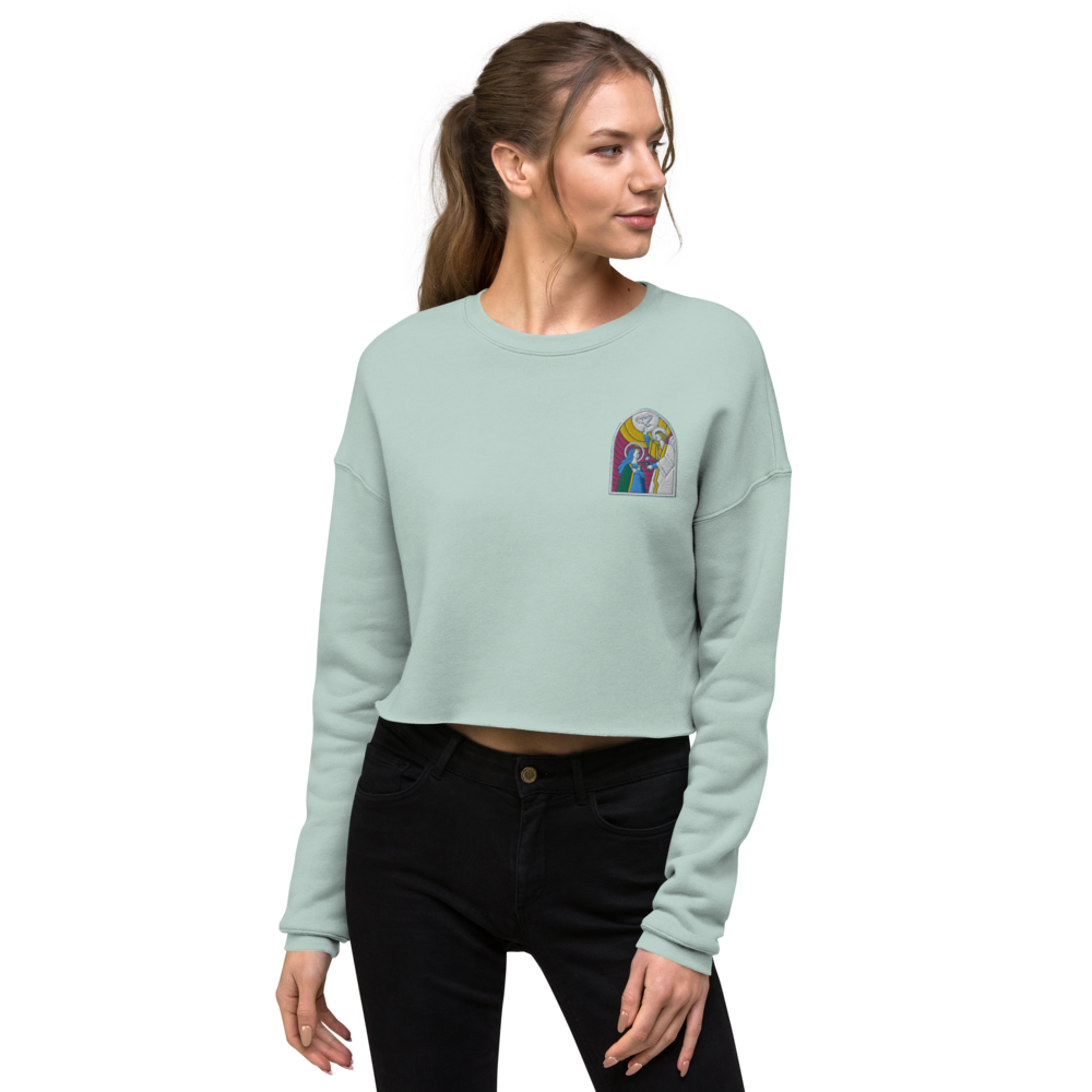 Stained Glass Crop Sweatshirt