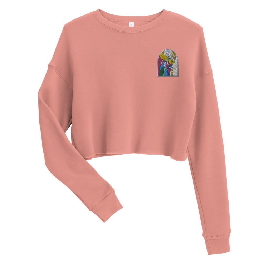 Stained Glass Crop Sweatshirt