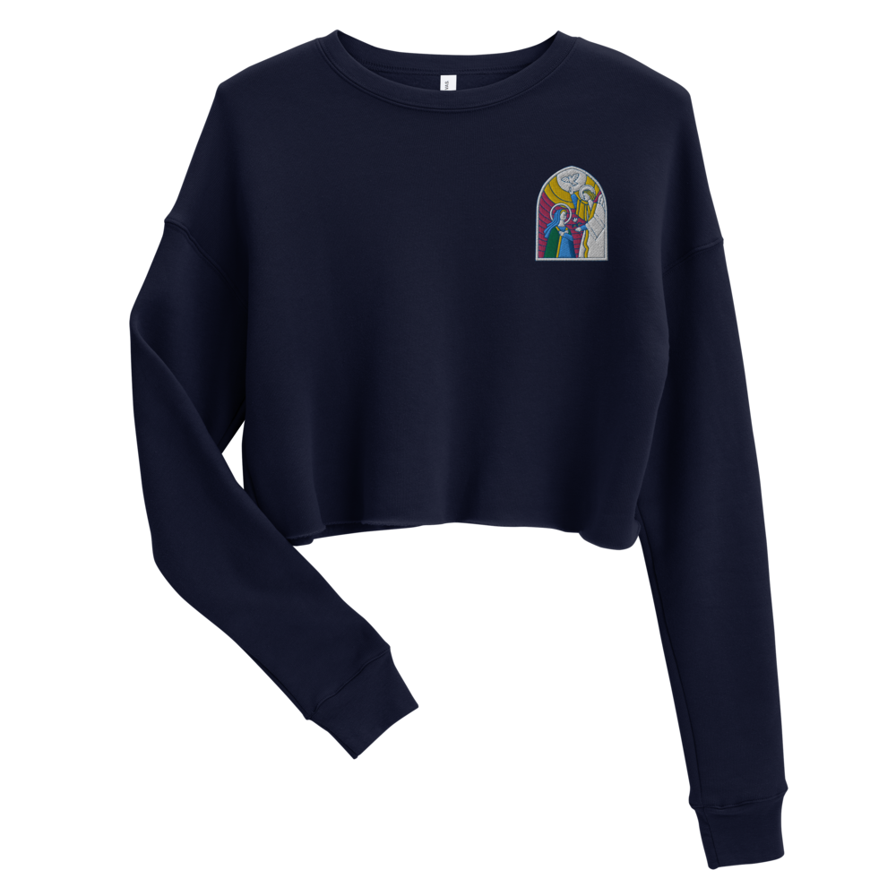 Stained Glass Crop Sweatshirt